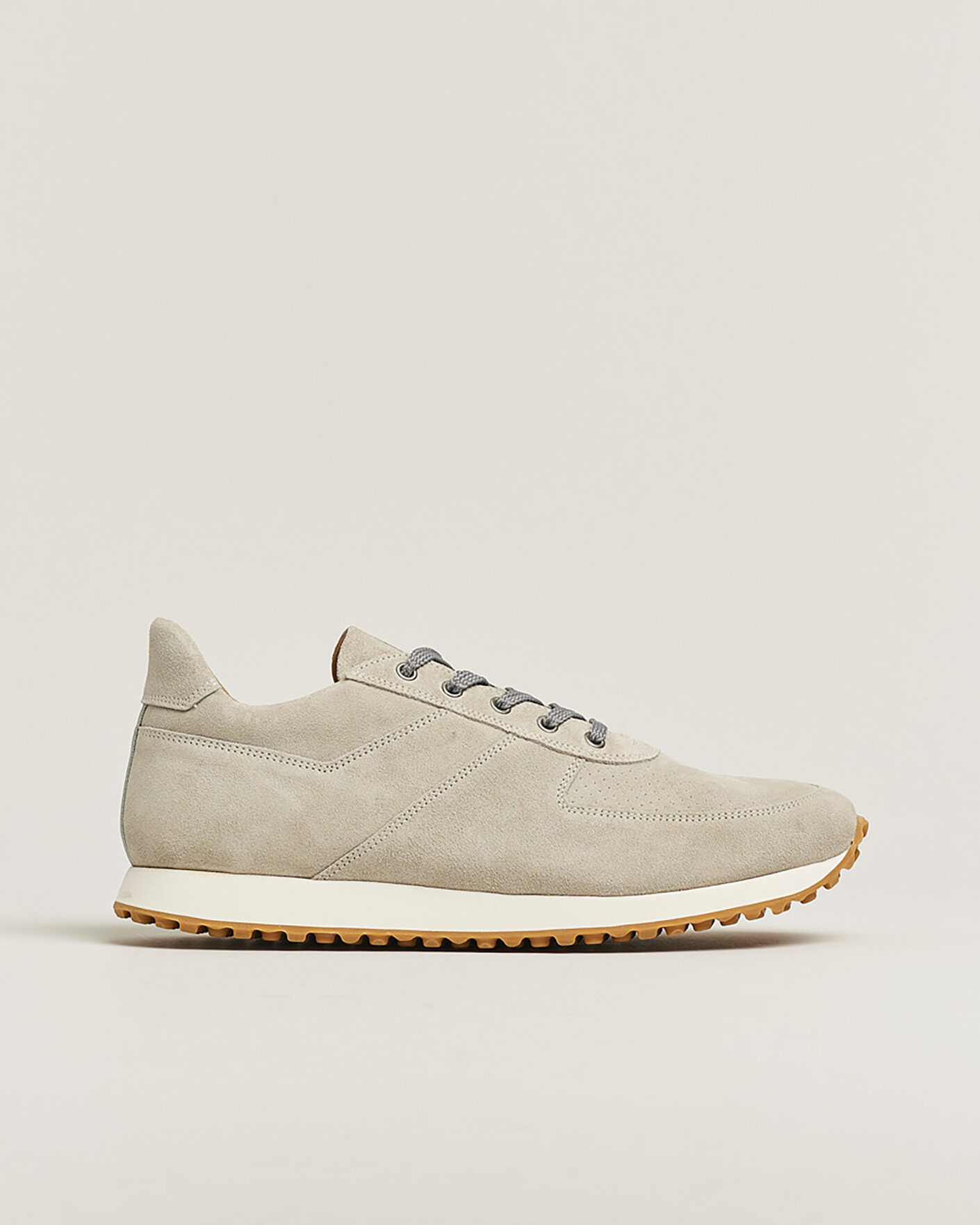 Herre | Pre-owned Sko | Pre-owned | C.QP Stride Suede Running Sneaker Ghost