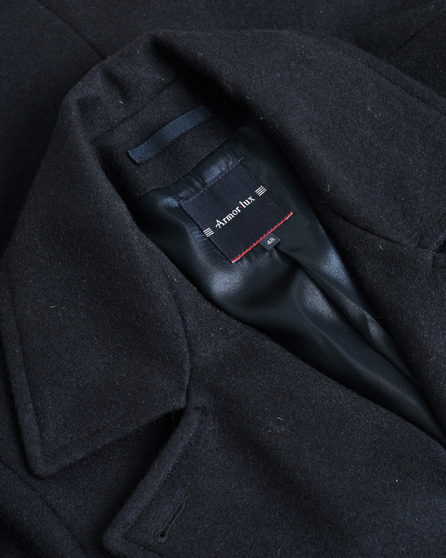 Herre | Pre-owned Jakker | Pre-owned | Armor-lux Kermor Wool Peacoat Navy