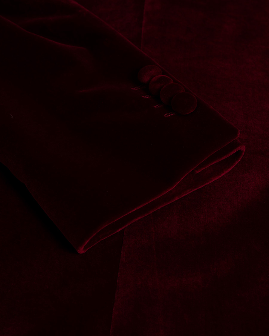 Herr |  | Pre-owned | Etro Soft Velvet Blazer Burgundy