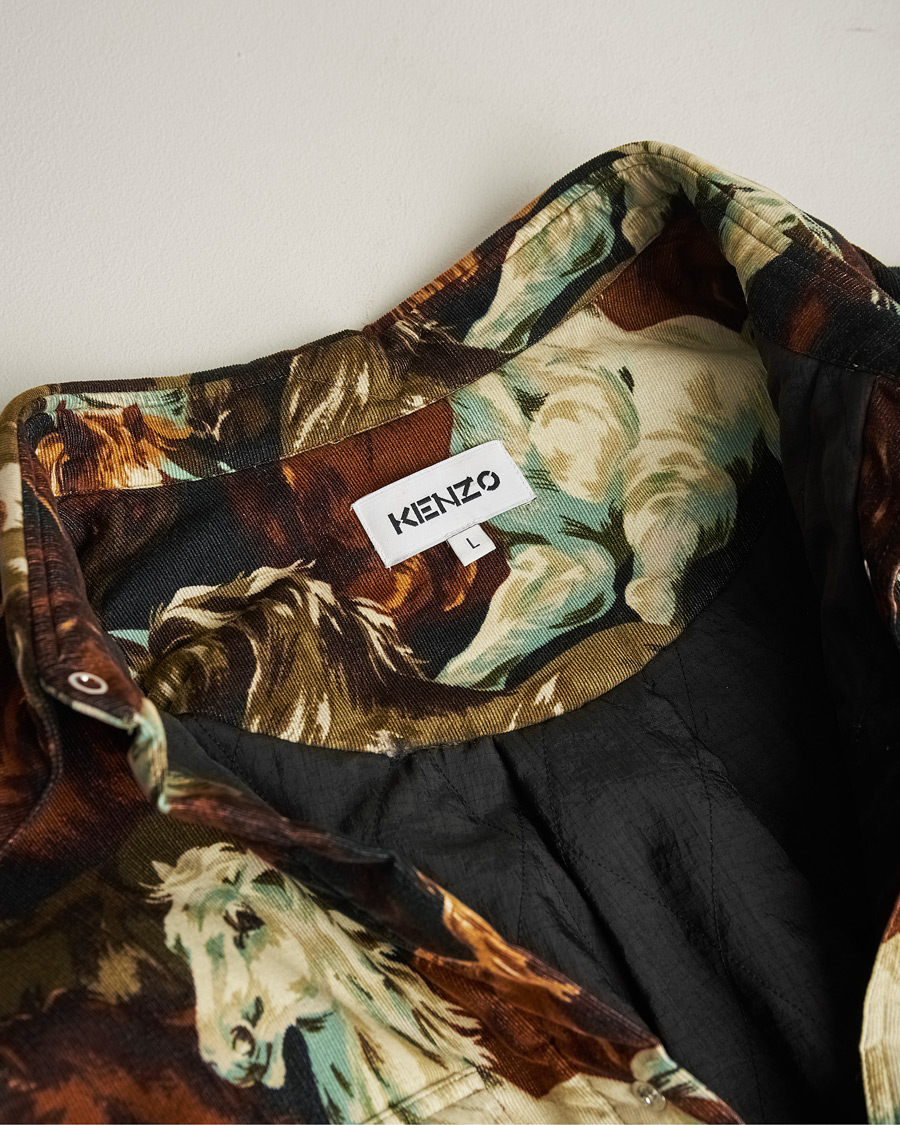 Herre | Jakker | Pre-owned | KENZO Chevwaux Printed Overshirt Multi