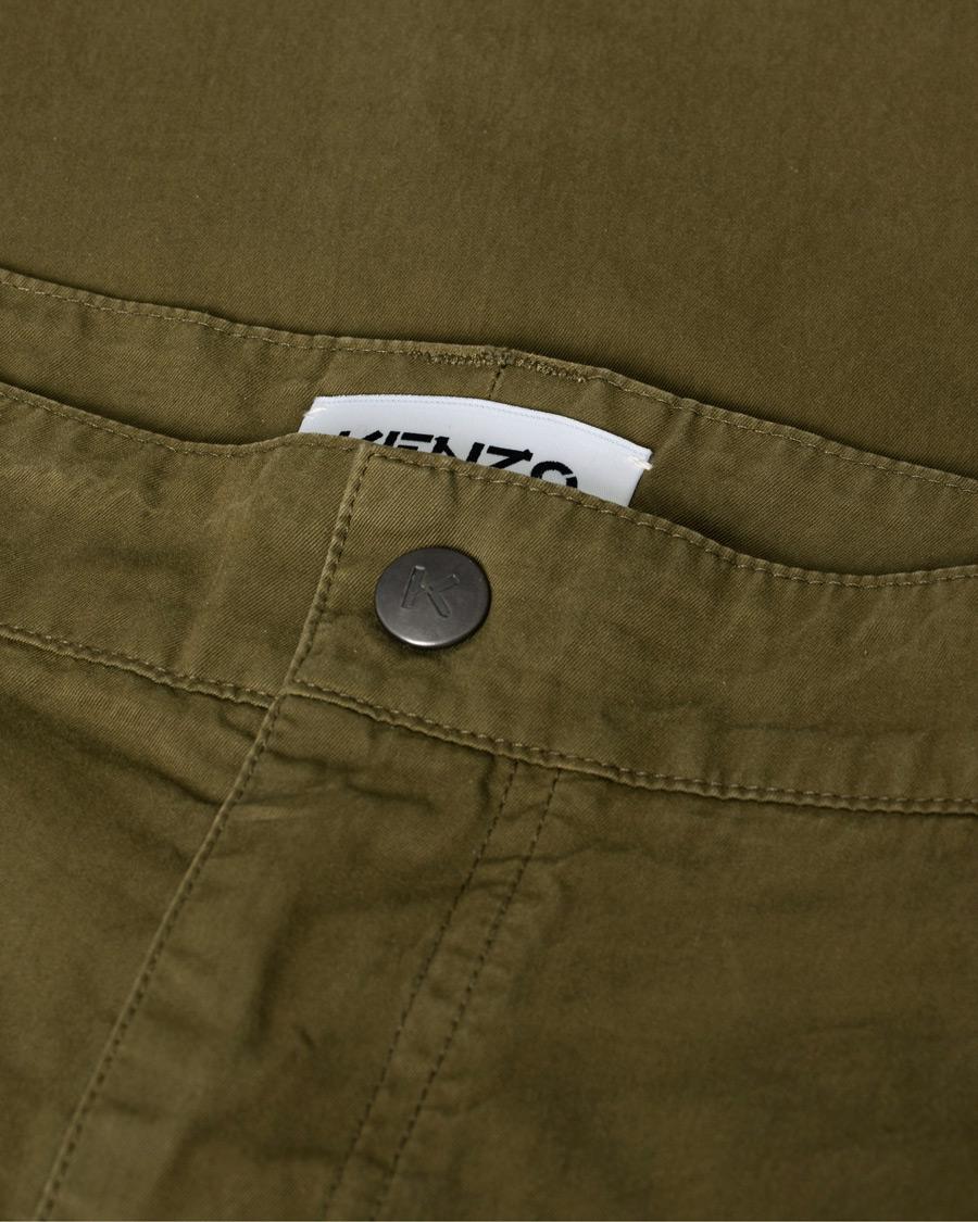 Herre | Bukser | Pre-owned | KENZO Utilitarian Cargo Trousers Green W32