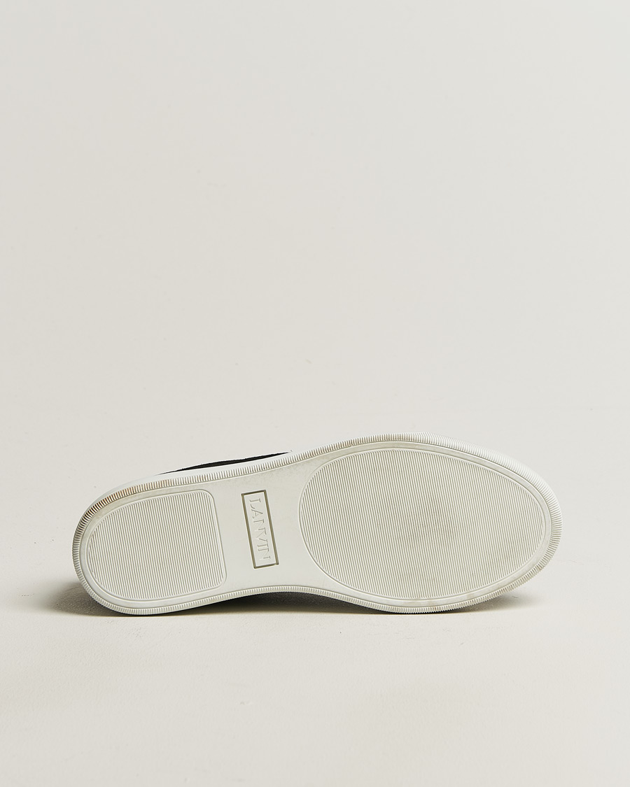 Herre | Pre-owned Sko | Pre-owned | Lanvin DBB1 Patent Cap Toe Sneaker Black UK7 - EU41