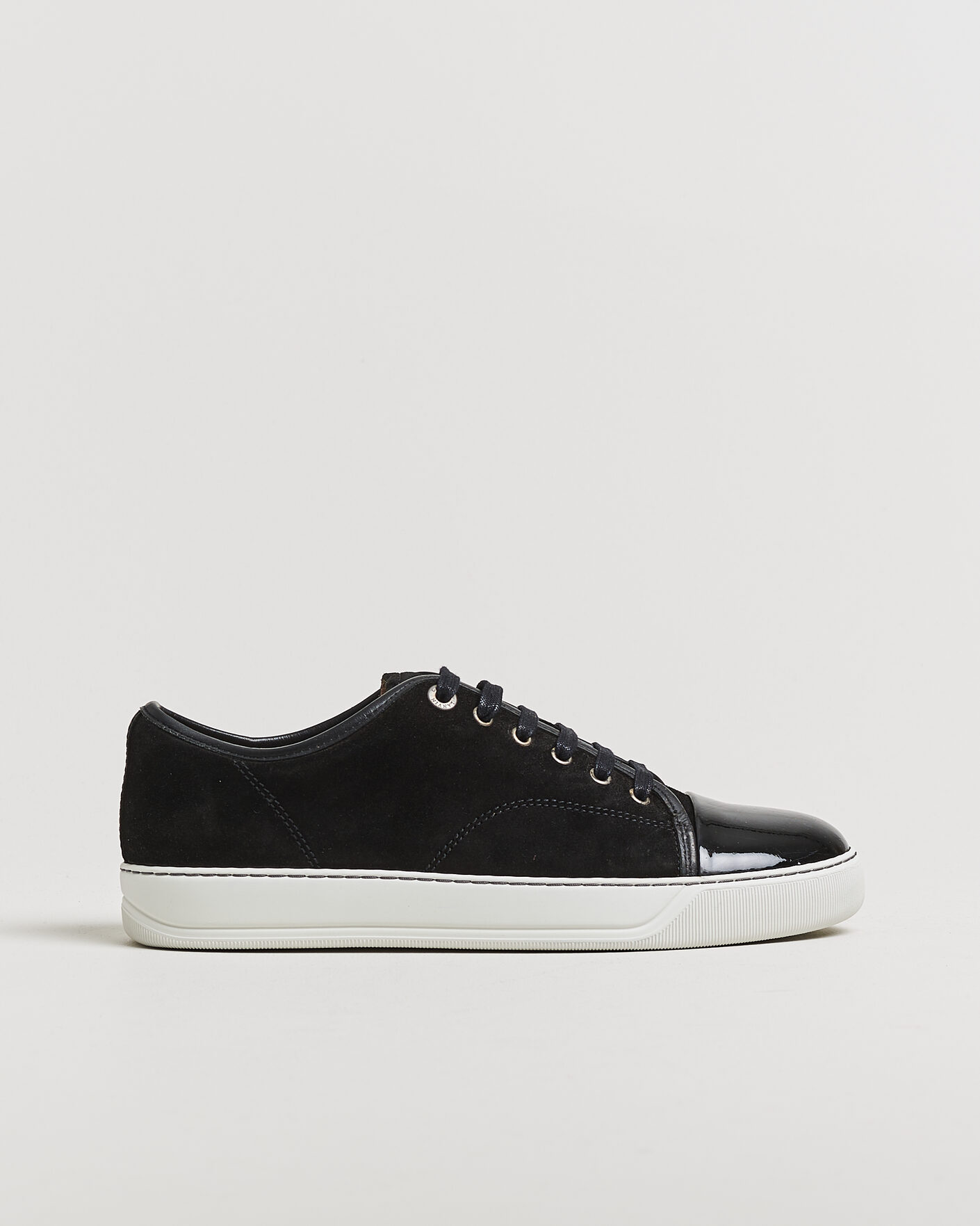 Herre | Pre-owned Sko | Pre-owned | LanvinDBB1 Patent Cap Toe SneakerBlackUK7 - EU41