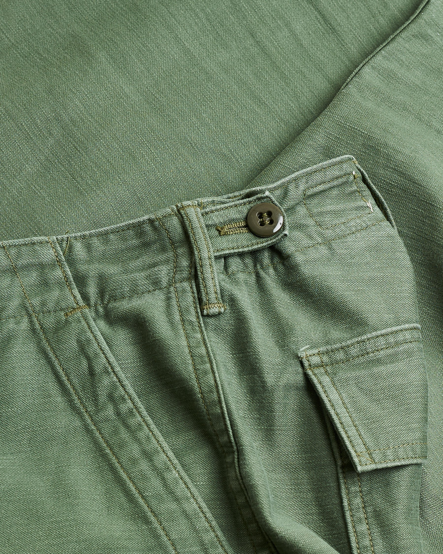 Herre | Pre-owned Bukser | Pre-owned | orSlow Slim Fit Original Sateen Fatigue Pants Green M