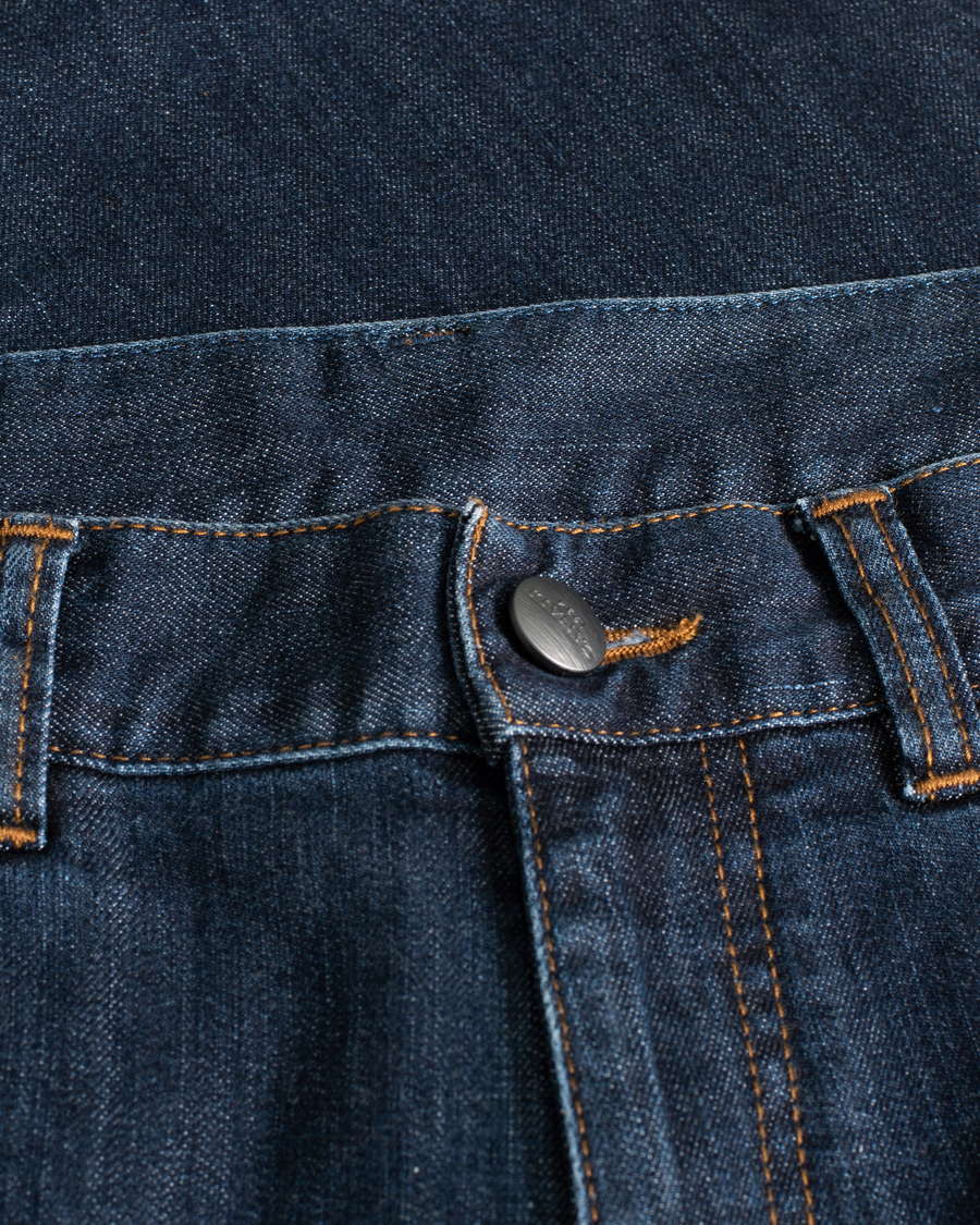 Herre | Jeans | Pre-owned | Canali Slim Fit Stretch Jeans Dark Blue Wash