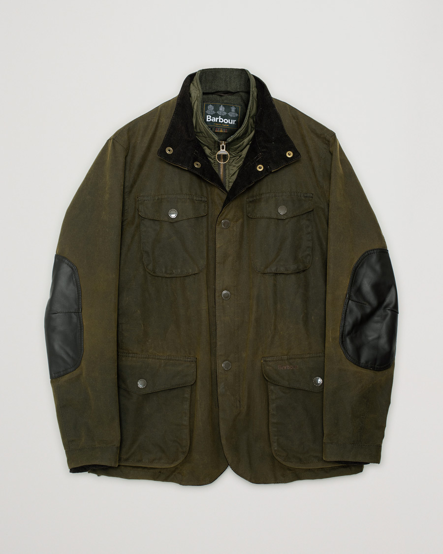 Herre | Jakker | Pre-owned | Barbour Lifestyle Ogston Waxed Jacket Olive
