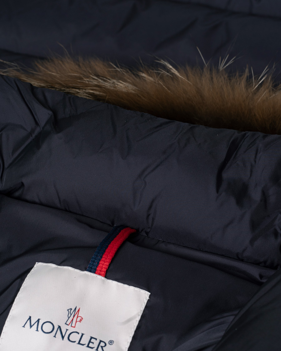 Herre | Jakker | Pre-owned | Moncler Cluny Down Parka Navy