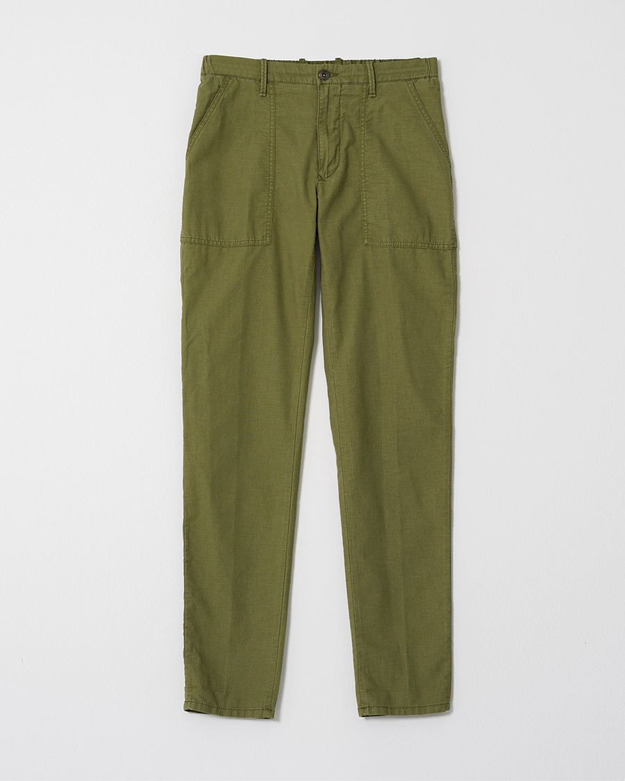 Herre | Bukser | Pre-owned | Incotex Slim Fit Drawstring Work Pants Military W32