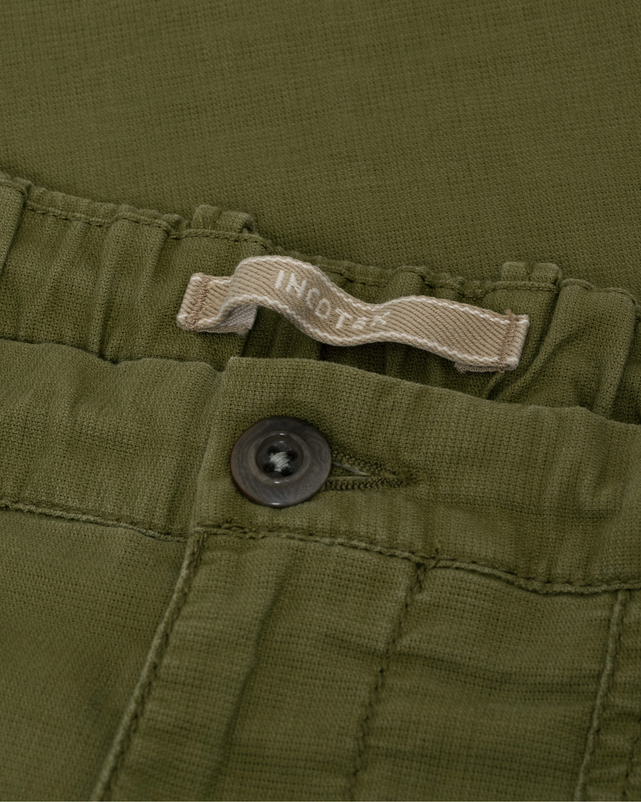 Herre | Bukser | Pre-owned | Incotex Slim Fit Drawstring Work Pants Military W32