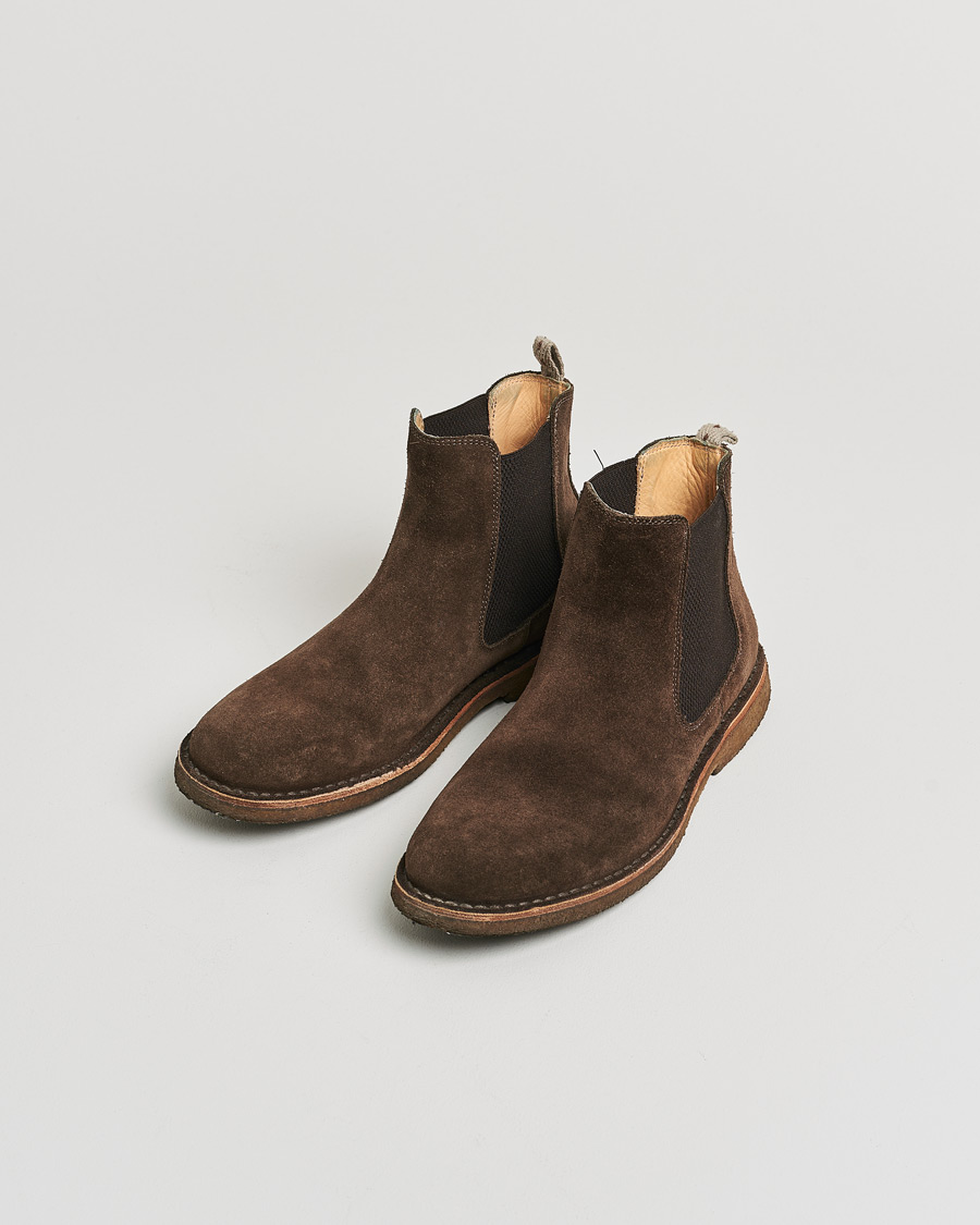 Herre | Astorflex Bitflex Chelsea Boot Dark Brown Suede | Pre-owned | Astorflex Bitflex Chelsea Boot Dark Brown Suede