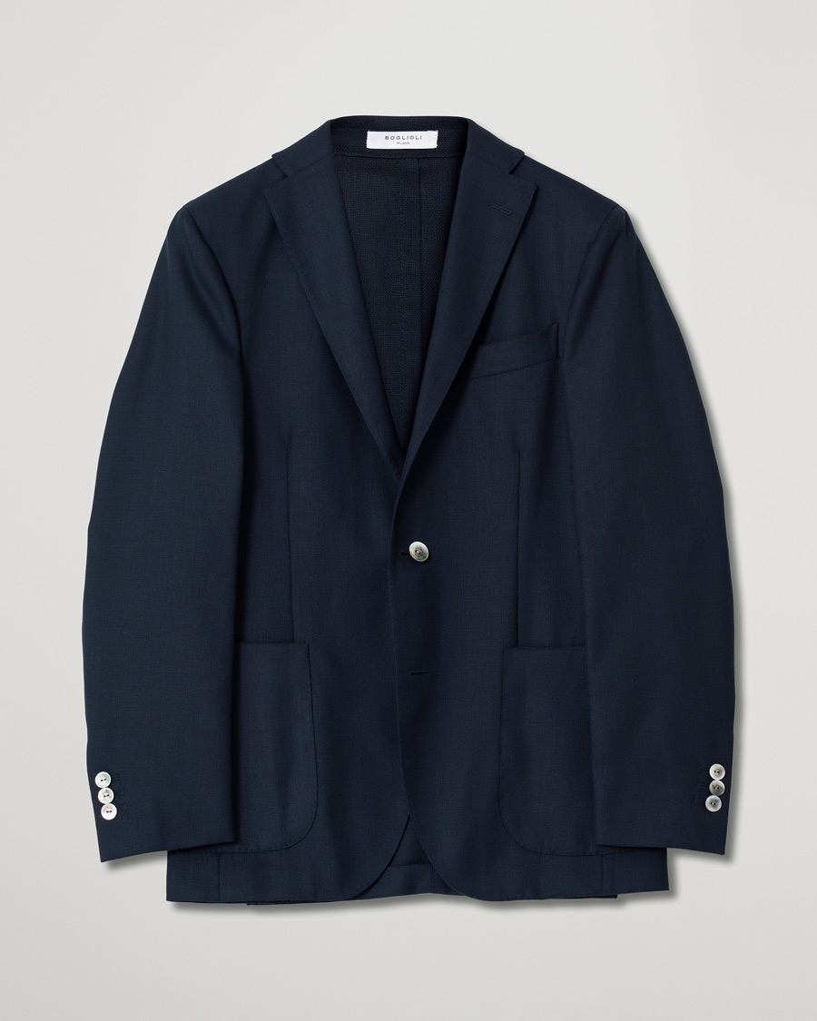 Herre | Dressjakker | Pre-owned | Boglioli K Jacket Wool Hopsack Blazer Navy