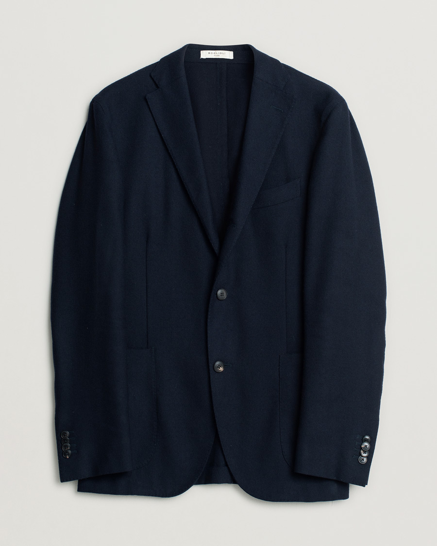 Herre | Dressjakker | Pre-owned | Boglioli K Jacket Wool Hopsack Blazer Navy