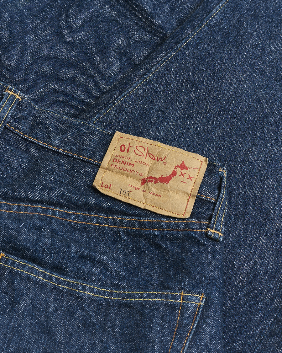 Herre | Pre-owned Bukser | Pre-owned | orSlow Straight Fit 105 Selvedge Jeans One Wash 1 - XS