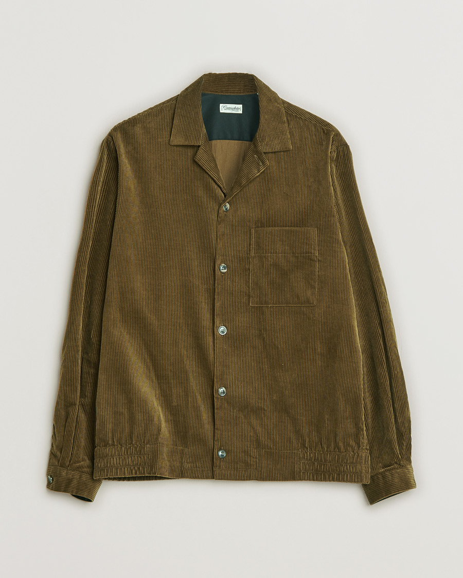 Herre | Skjorter | Pre-owned | Camoshita Unlined Manchester Shirt Blouson Green M