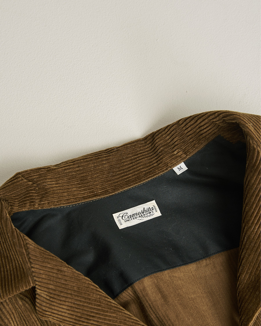 Herre | Skjorter | Pre-owned | Camoshita Unlined Manchester Shirt Blouson Green M