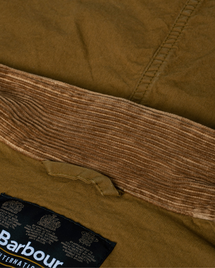 Herre | Jakker | Pre-owned | Barbour International Summer Wash Duke Casual Jacket Khaki Sand L