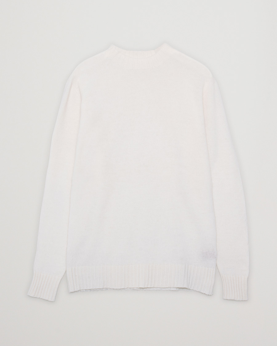 Herre | Gensere | Pre-owned | Altea Wool/Cashmere Crew Neck Sweater Latte