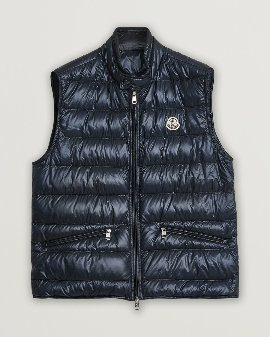 Herre | Vester | Pre-owned | Moncler Gui Vest Navy