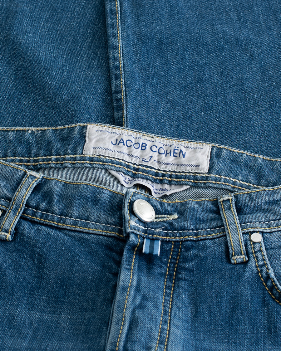 Herre | Jacob Cohën 688 Slim Fit Jeans Light Blue | Pre-owned | Jacob Cohën 688 Slim Fit Jeans Light Blue