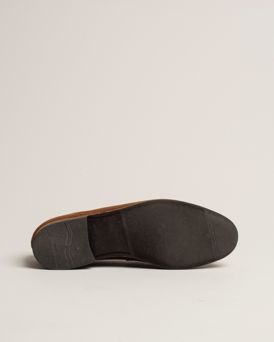 Herre | Crockett & Jones Solent Unlined Tassel Loafer Snuff Suede UK8,5 - EU42,5 | Pre-owned | Crockett & Jones Solent Unlined Tassel Loafer Snuff Suede UK8,5 - EU42,5