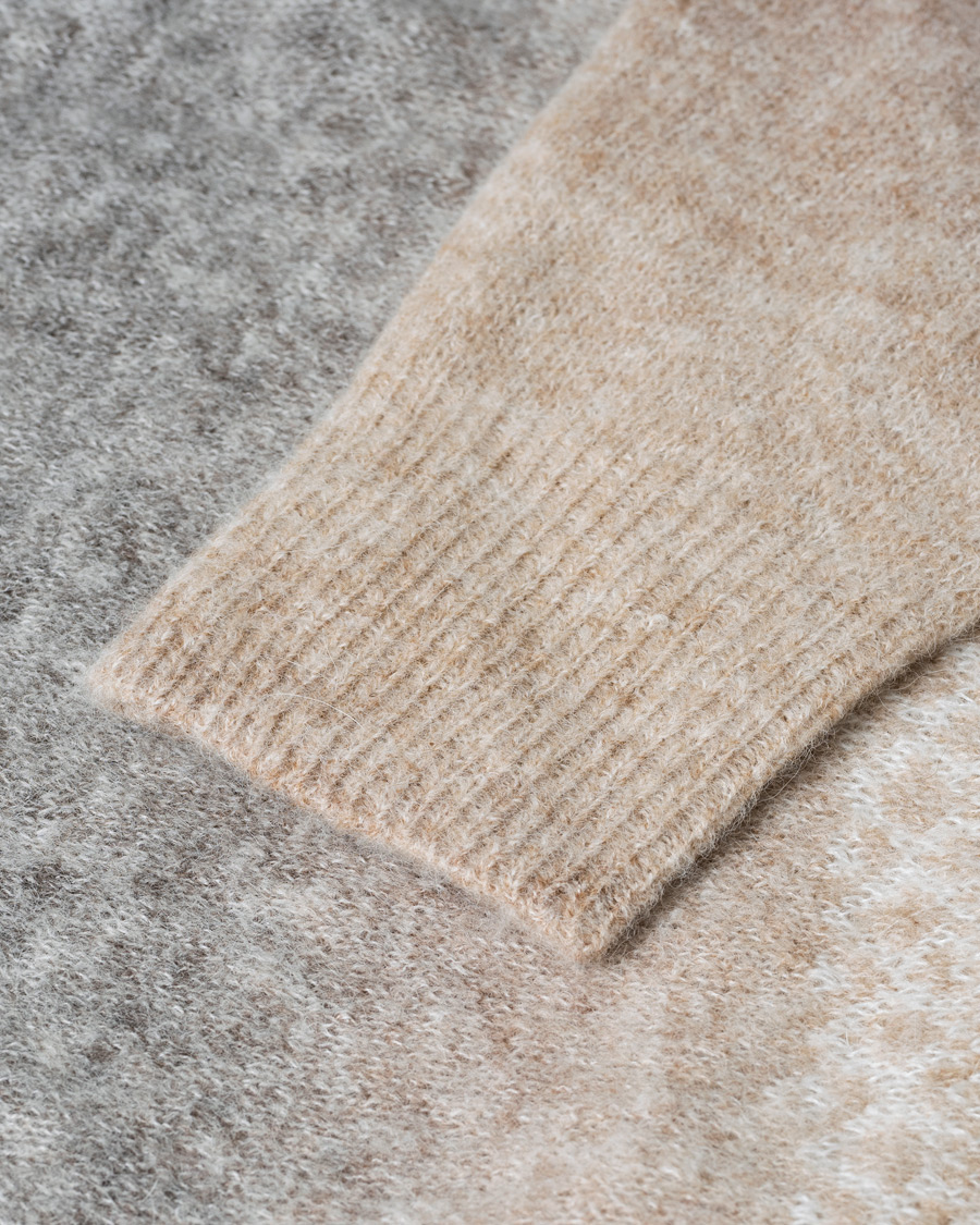 Herre | Gensere | Pre-owned | Altea Norwegian Jacquard Alpaca Sweater Beige