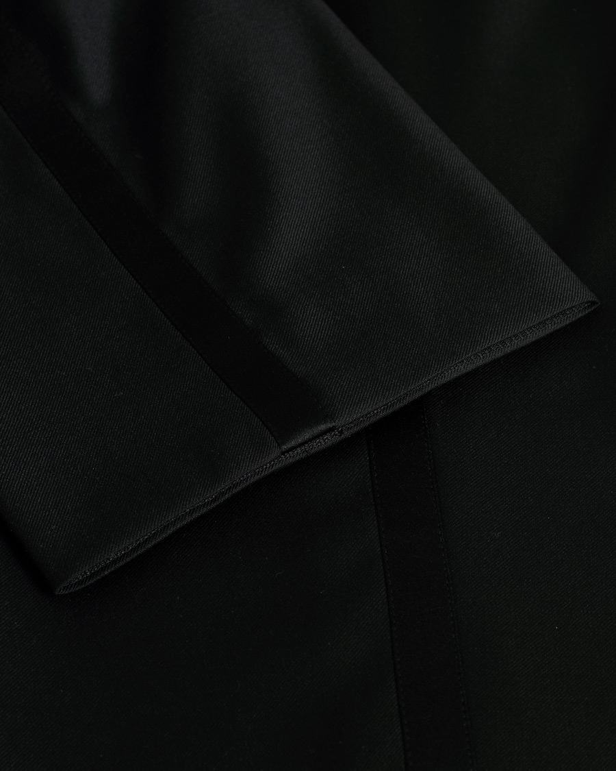 Herre | Morris Heritage Jason Tuxedo Trousers Black | Pre-owned | Morris Heritage Jason Tuxedo Trousers Black