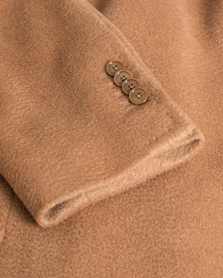 Herre | Rose & Born Double Breasted Coat Camel 54 | Pre-owned | Rose & Born Double Breasted Coat Camel 54