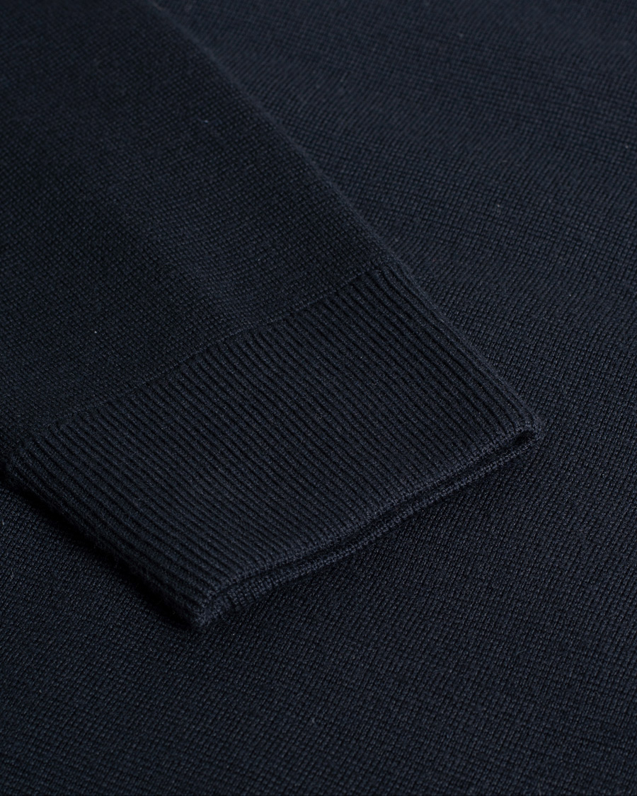 Herr |  | Pre-owned | Moncler Hybrid Zip Sweater Navy