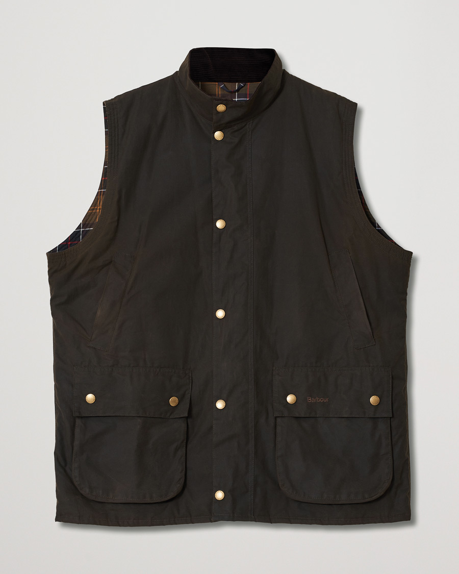 Herre | Jakker | Pre-owned | Barbour Lifestyle New Westmorland Waxed Vest Olive