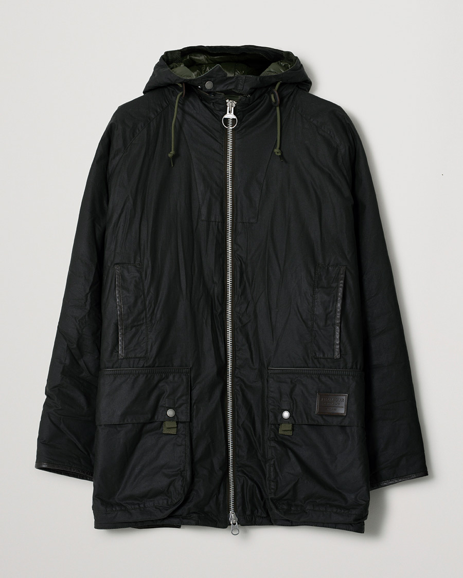 Herre | Jakker | Pre-owned | Barbour Gold Standard Scalpay Hunting Hooded Wax Jacket Olive XXL