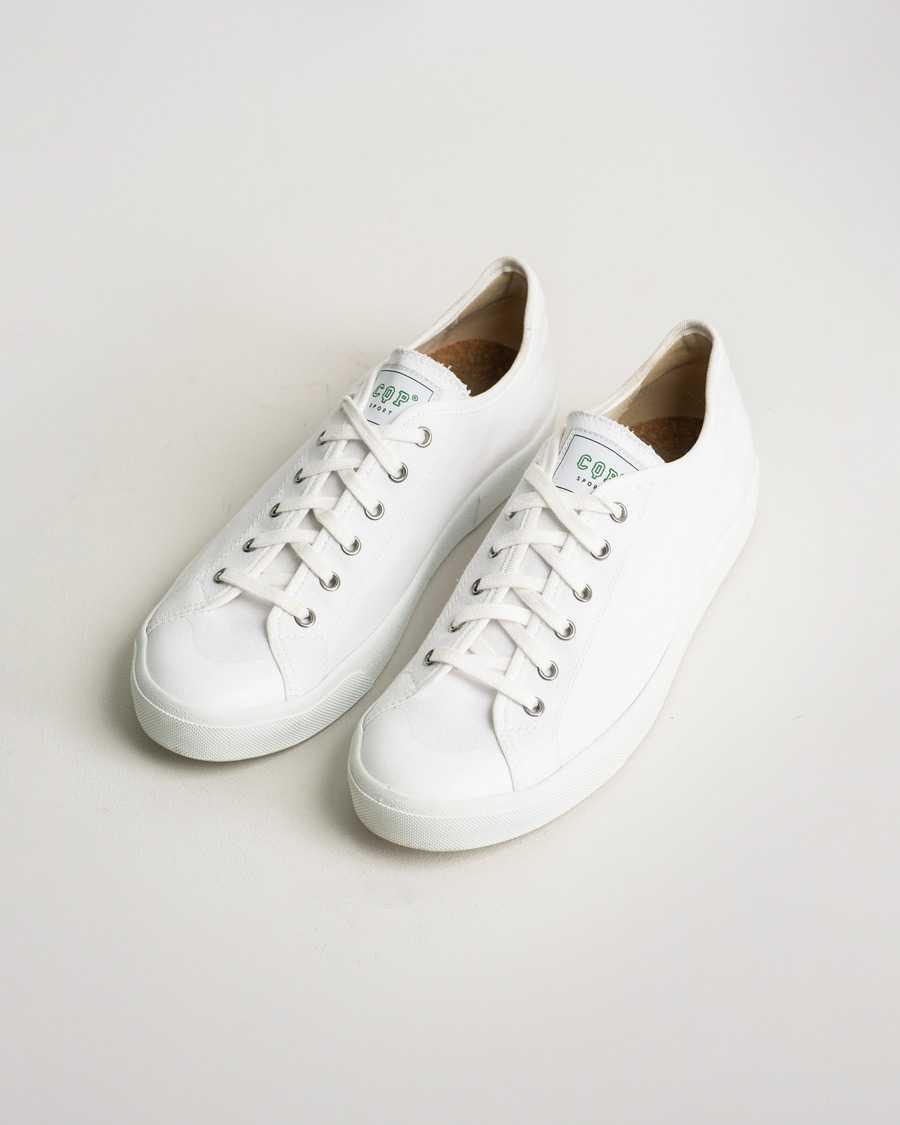Herre | C.QP Clava Canvas Sneaker Great White | Pre-owned | C.QP Clava Canvas Sneaker Great White