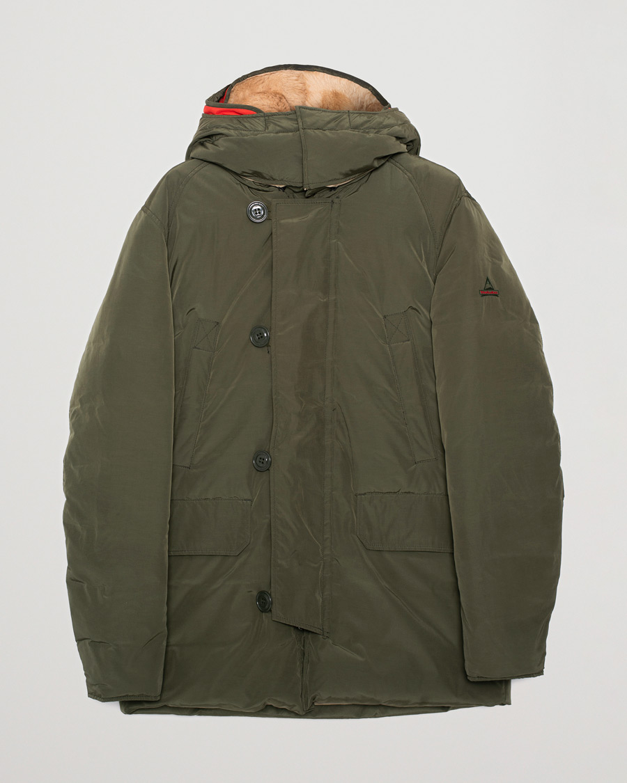 Herre | Jakker | Pre-owned | Holubar M289 Boulder Cotton Parka Military Olive