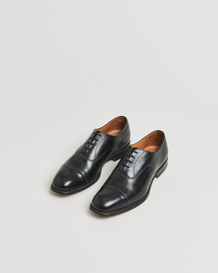 Herre | Pre-owned Randsydde sko | Pre-owned | Church's Consul Calf Leather Oxford Black UK9,5 - EU43,5