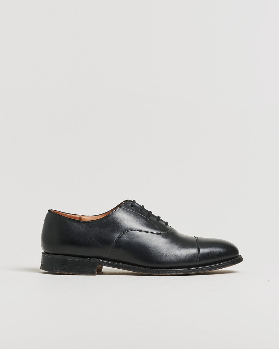 Herre | Pre-owned Randsydde sko | Pre-owned | Church's Consul Calf Leather Oxford Black UK9,5 - EU43,5