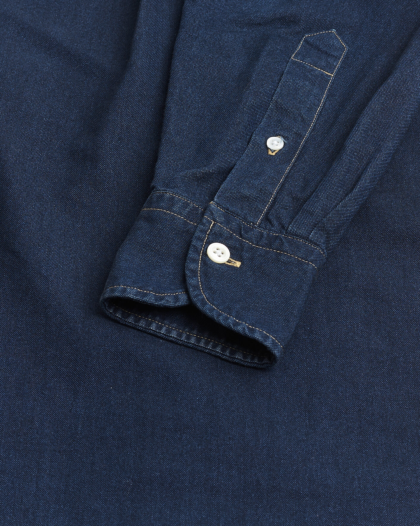 Herre | Pre-owned Skjorter | Pre-owned | Drake's The American Flap B.O Oxford Shirt Navy 15,5(39 - M)