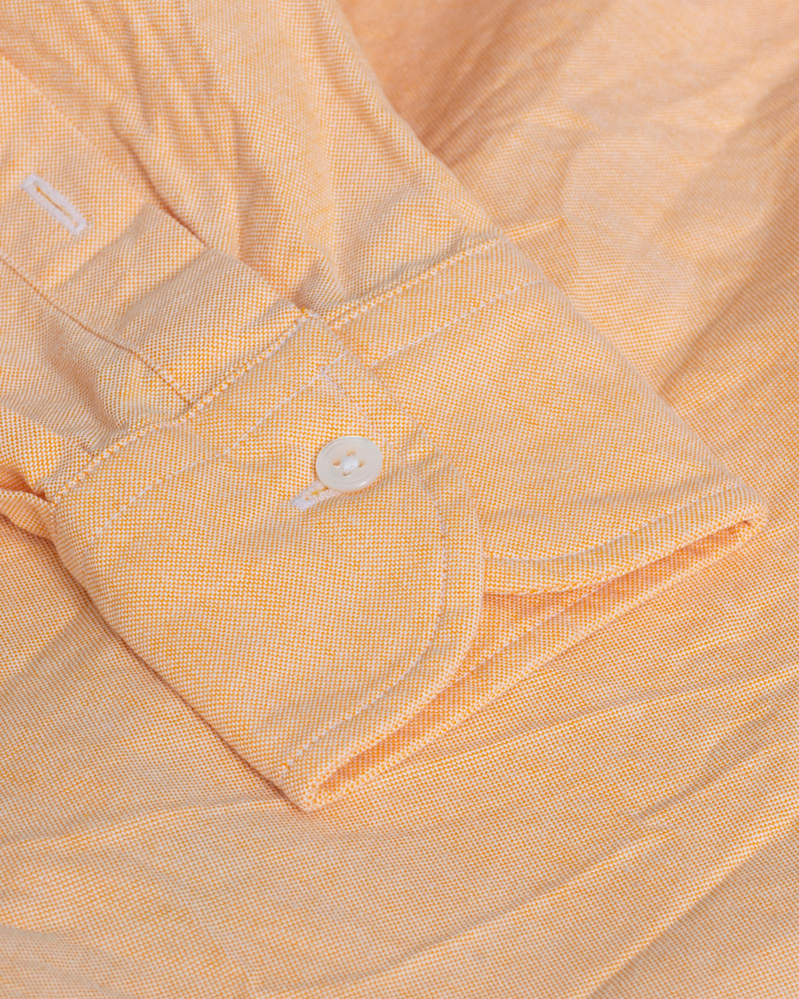 Herre | Skjorter | Pre-owned | Drake's Button Down Oxford Shirt Orange 42 - L