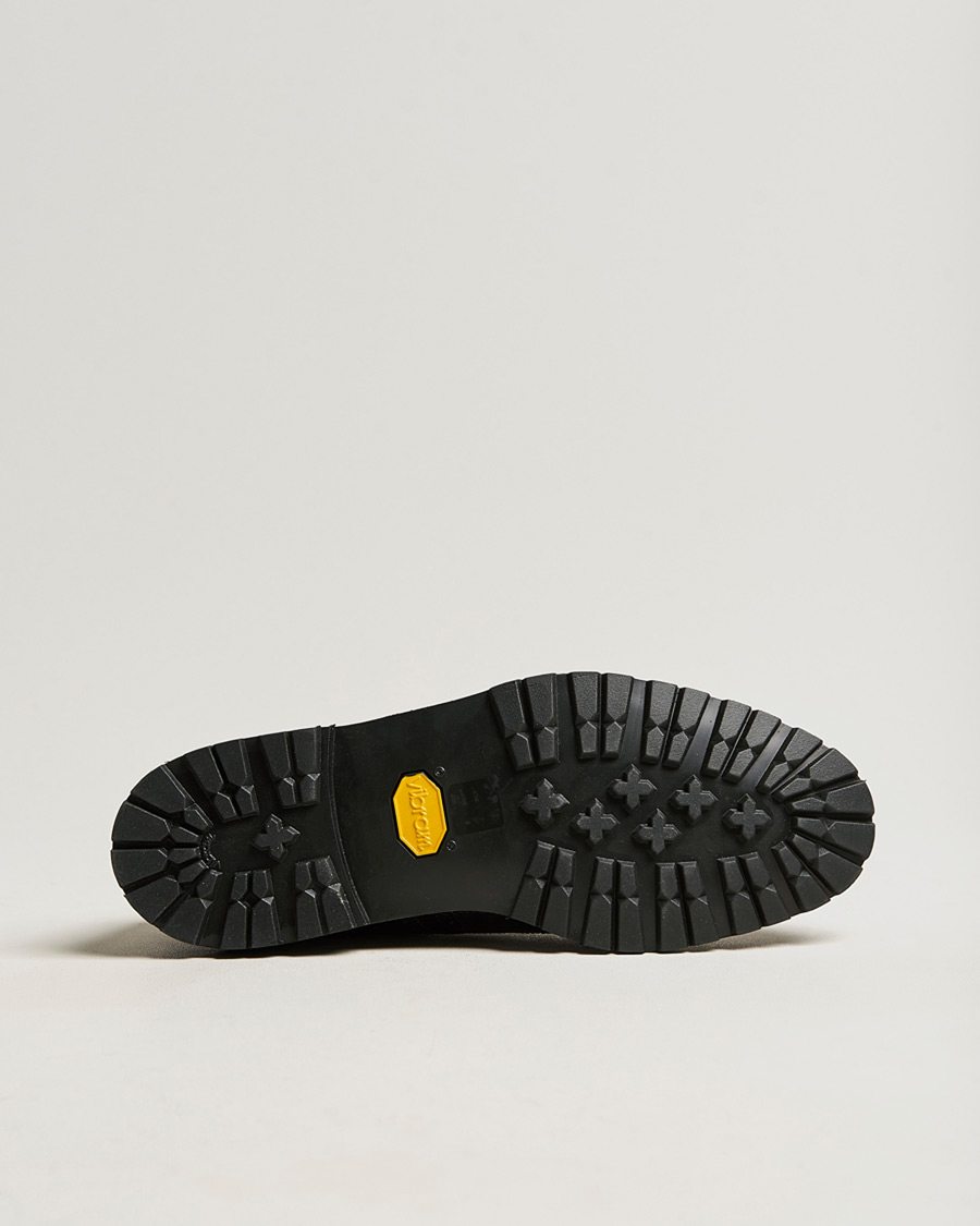 Herre | Pre-owned Randsydde sko | Pre-owned | Crockett & Jones Pembroke Derbys Scotch Grain Vibram Black Calf UK6,5 - EU40,5
