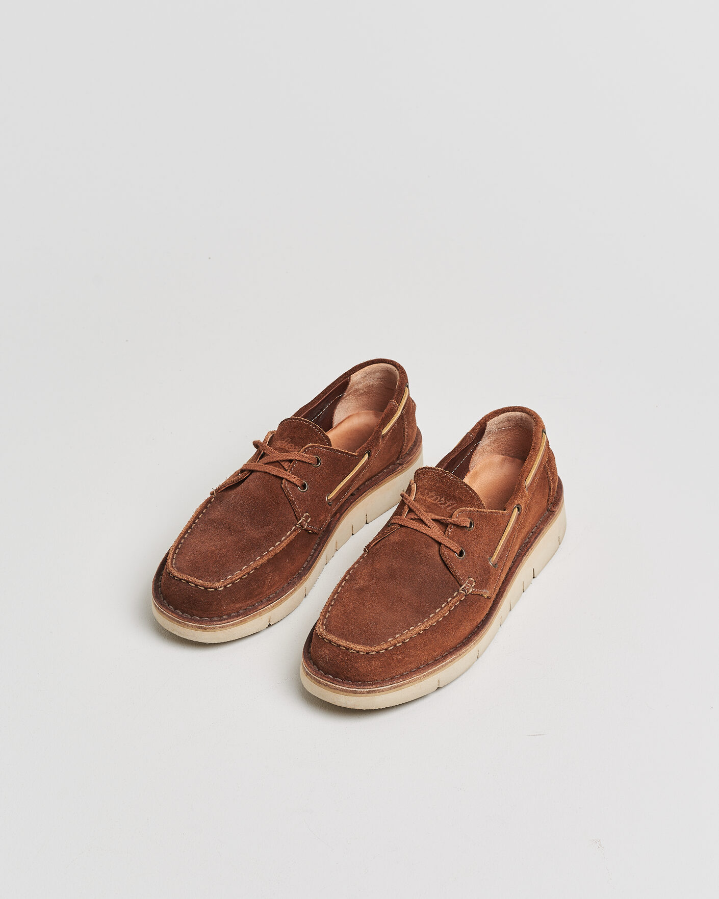 Herre | Pre-owned Sko | Pre-owned | Astorflex Boatflex Moccasin Brown Suede 43