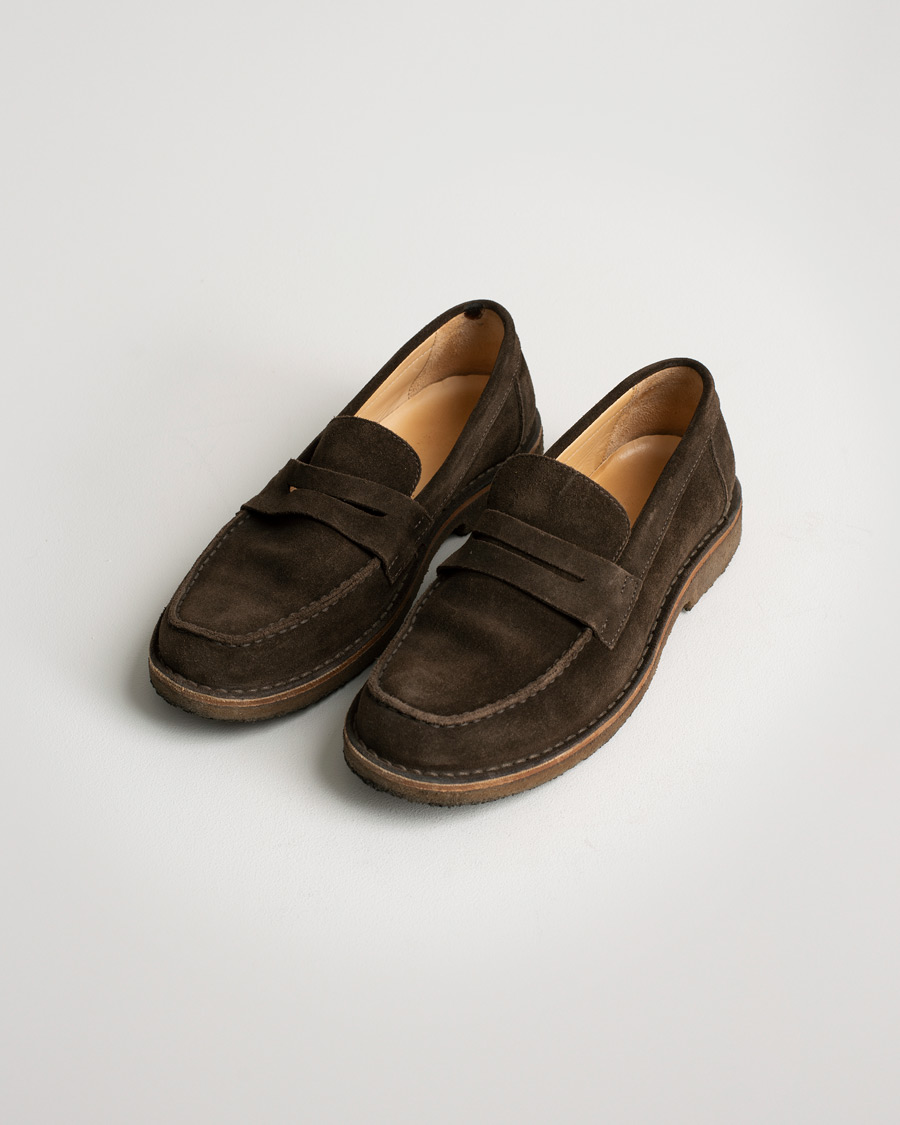 Herre | Astorflex Mokaflex Loafer Dark Brown Suede | Pre-owned | Astorflex Mokaflex Loafer Dark Brown Suede