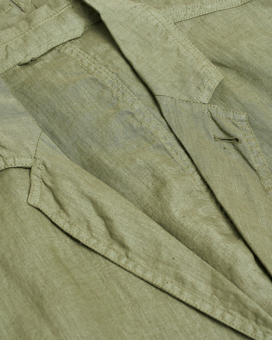 Herre | Dressjakker | Pre-owned | Aspesi Samuraki Linen Blazer Military