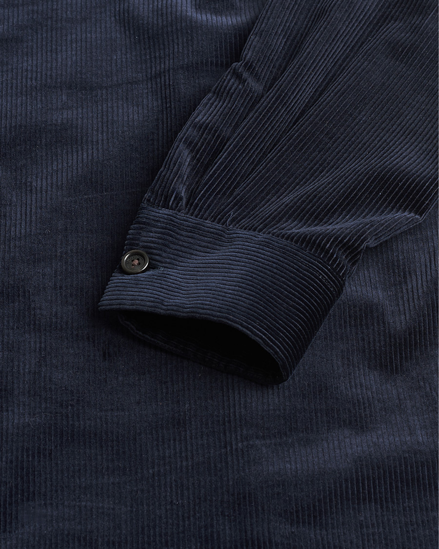 Herre | Ralph Lauren Purple Label Double Pocket Overshirt Classic Navy S | Pre-owned | Ralph Lauren Purple Label Double Pocket Overshirt Classic Navy S