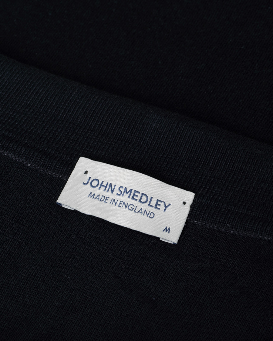 Herre | John Smedley Adrian Slim Fit Sea Island Polo Navy | Pre-owned | John Smedley Adrian Slim Fit Sea Island Polo Navy