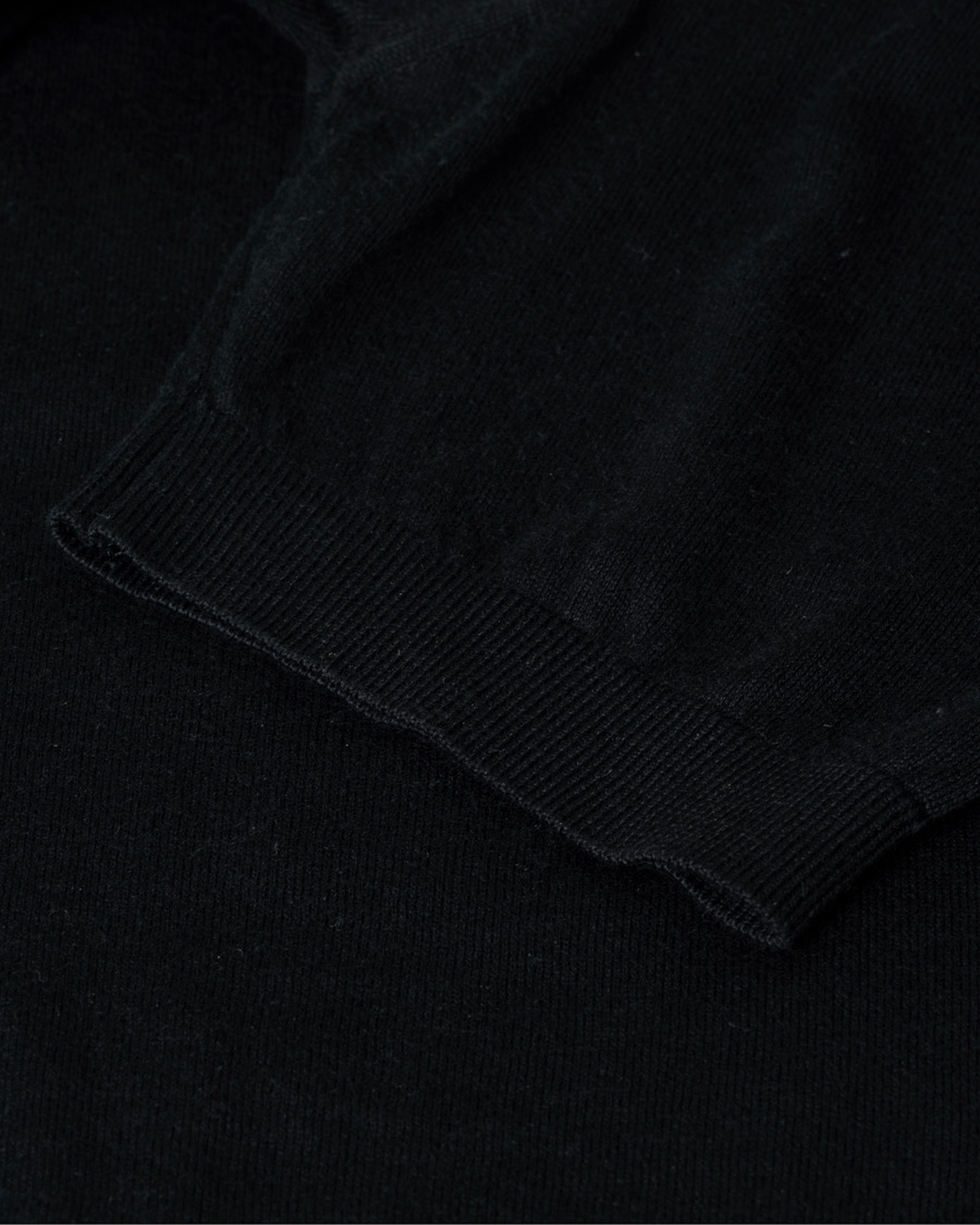 Herre | Pikéer | Pre-owned | John Smedley Adrian Slim Fit Sea Island Polo Black