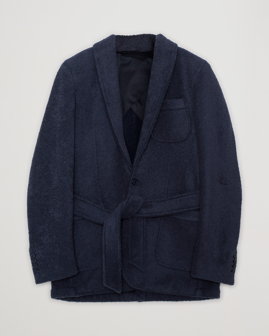 Herre | Gensere | Pre-owned | Orlebar Brown Darvill Cotton Terry Cardigan Ink