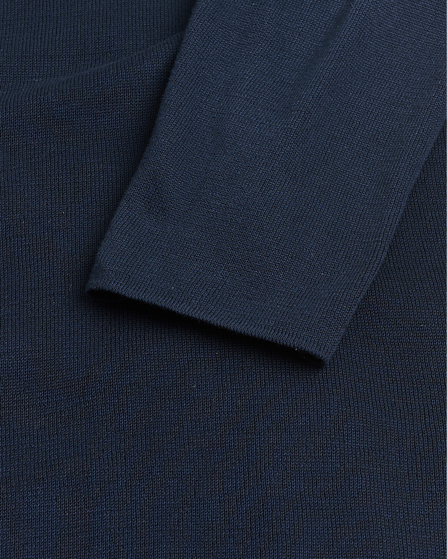Herre | Pre-owned Dressjakker | Pre-owned | Lardini Knitted Cotton Blazer Navy M
