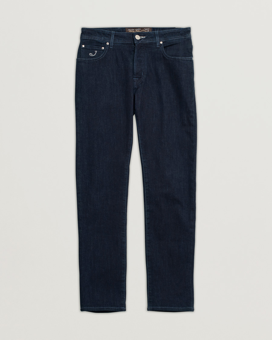 Herre | Jacob Cohën Bard 688 Slim Fit Stretch Jeans Dark Blue W31 | Pre-owned | Jacob Cohën Bard 688 Slim Fit Stretch Jeans Dark Blue W31