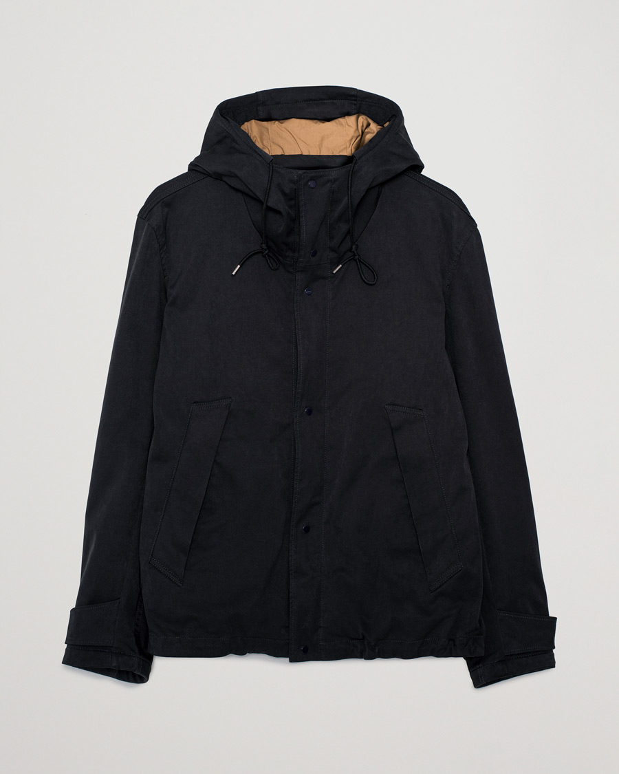 Herre | Ten c 9 oz Anorak Jacket Navy | Pre-owned | Ten c 9 oz Anorak Jacket Navy