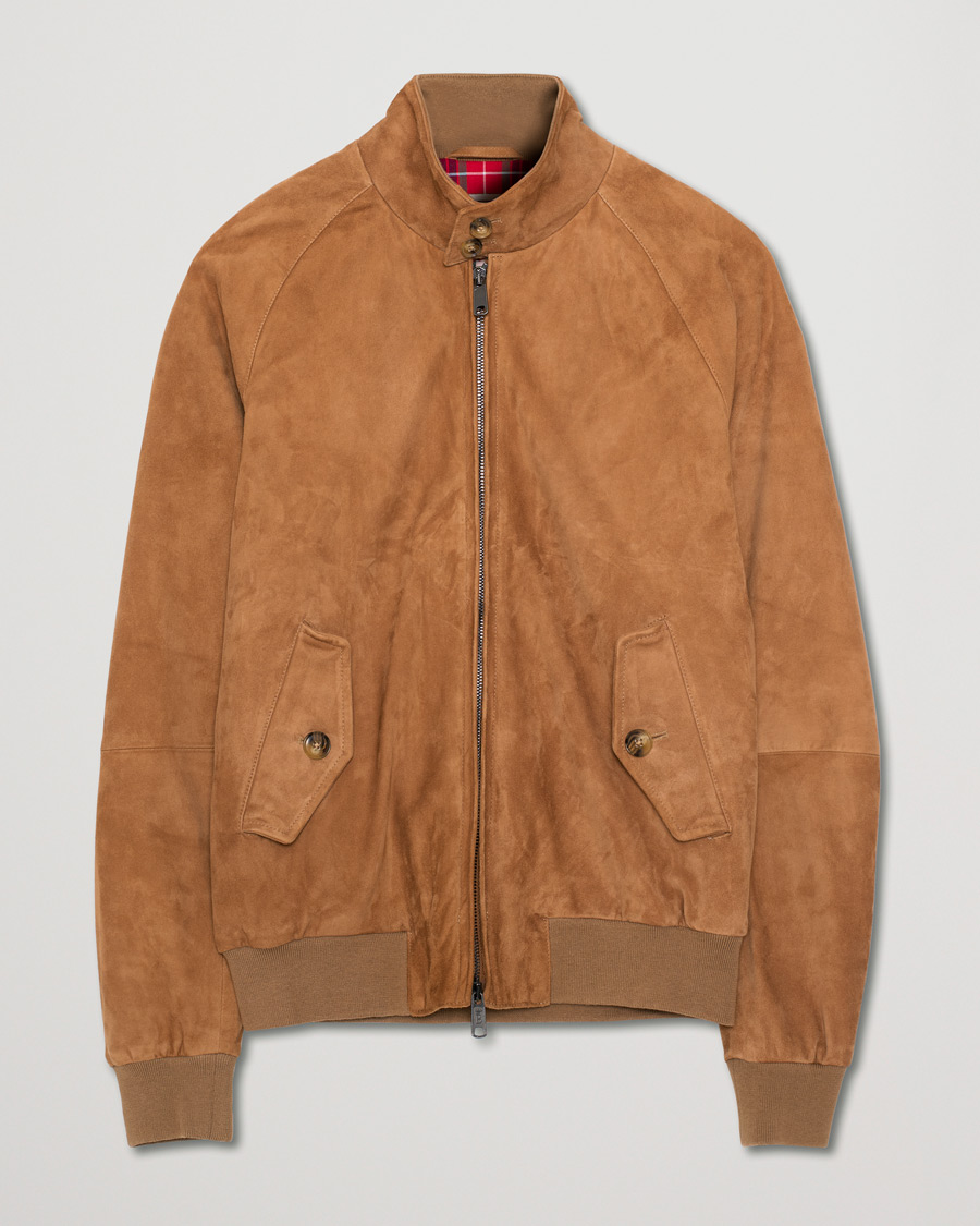 Herre | Jakker | Pre-owned | Baracuta G9 Suede Jacket Tobacco