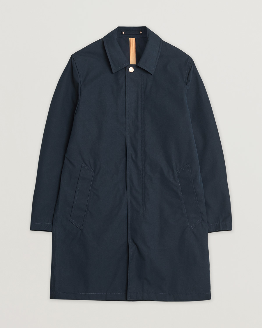 Herre | Pre-owned Jakker | Pre-owned | Private White V.C. Unlined Cotton Ventile Mac Coat 3.0 Navy 2 - XS