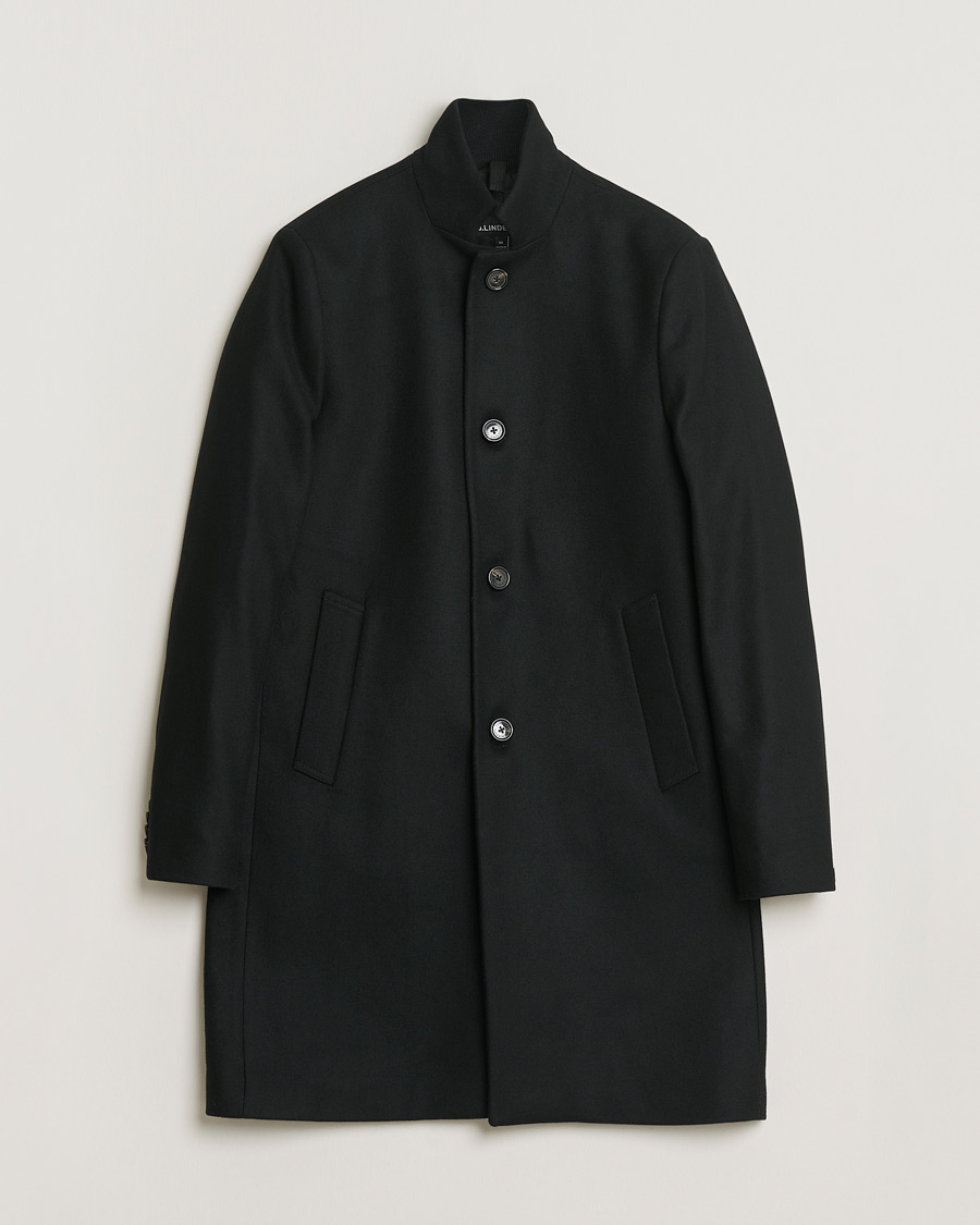 Herre | Pre-owned Jakker | Pre-owned | J.Lindeberg Holger 2.0 Melton Coat Black 50